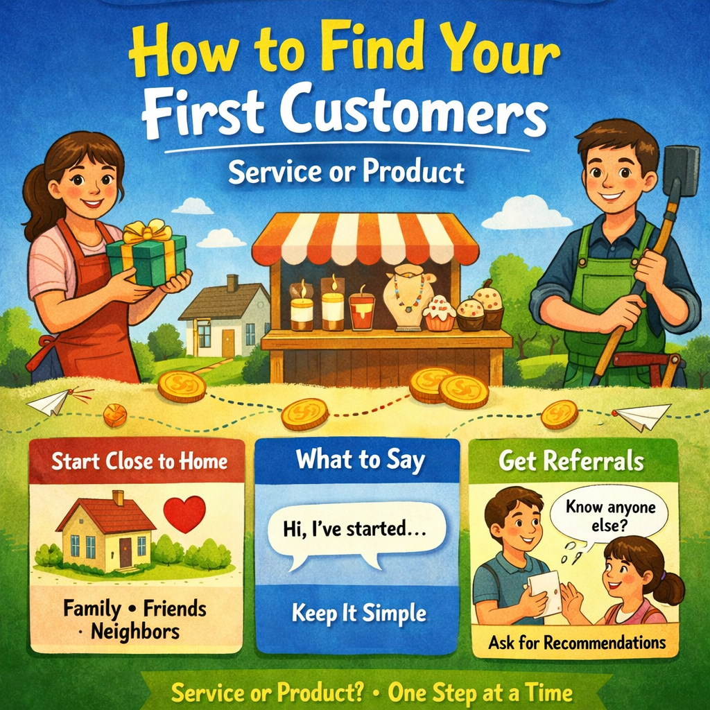How to Find Your First Customers (Service or Product)